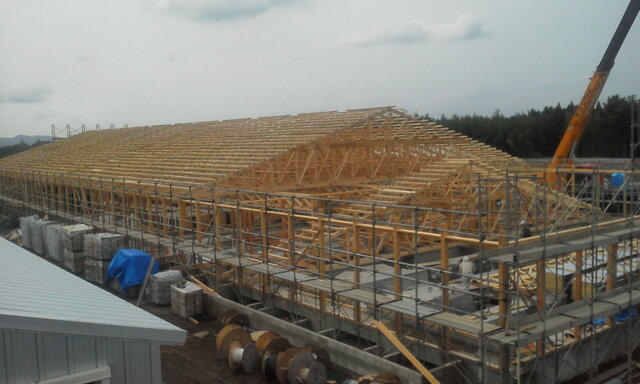 豚舎（熊本県菊池市）